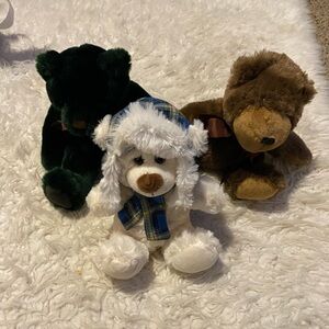 50% off w like Napco Velvets and white Teddy bear lot